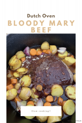 Bloody Mary Beef aus dem Dutch Oven