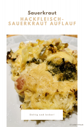 Hackfleisch-Sauerkraut Auflauf