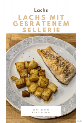 Lachs mit gebratenem Sellerie