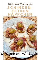 Schinken-Oliven Häppchen