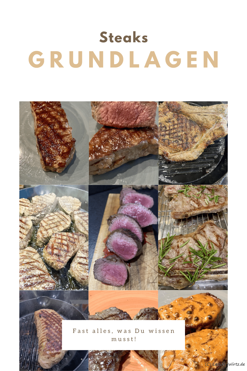 Steak - Grundlagen der Zubereitung