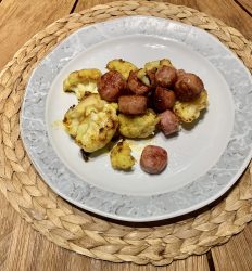 Gebratener Blumenkohl mit Salsiccia