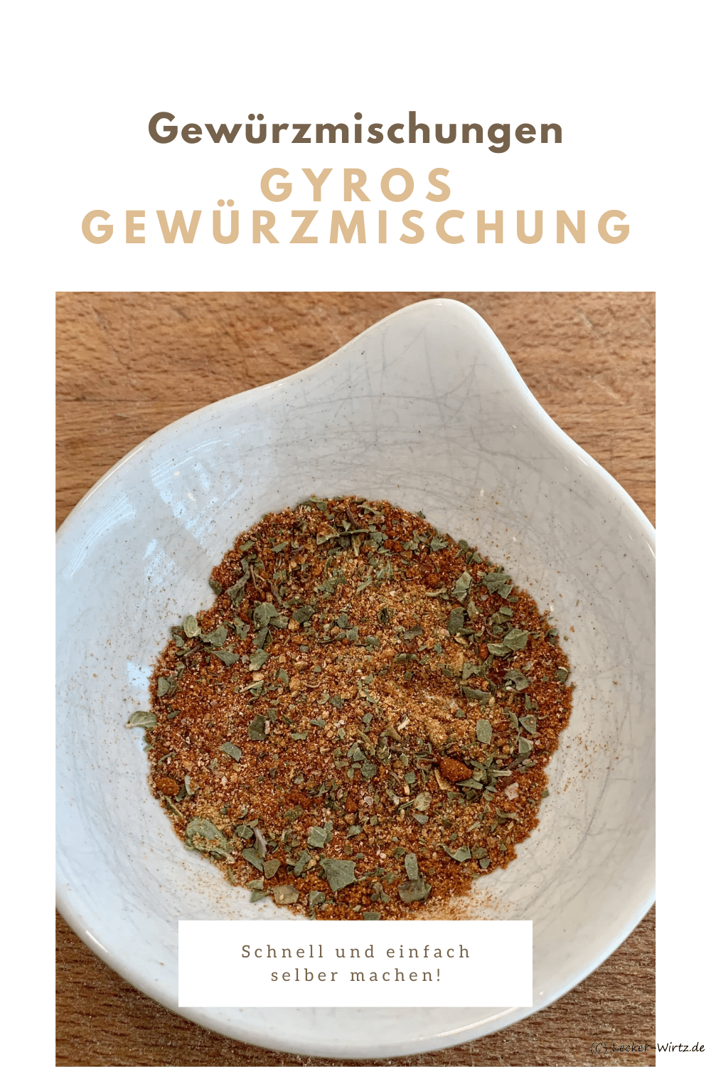 Gyros Gewürzmischung - LeckerGeWirtz