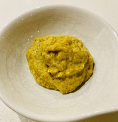 Süß scharfer Birnen-Ingwer-Senf