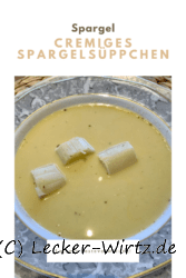 Cremiges Spargelsüppchen