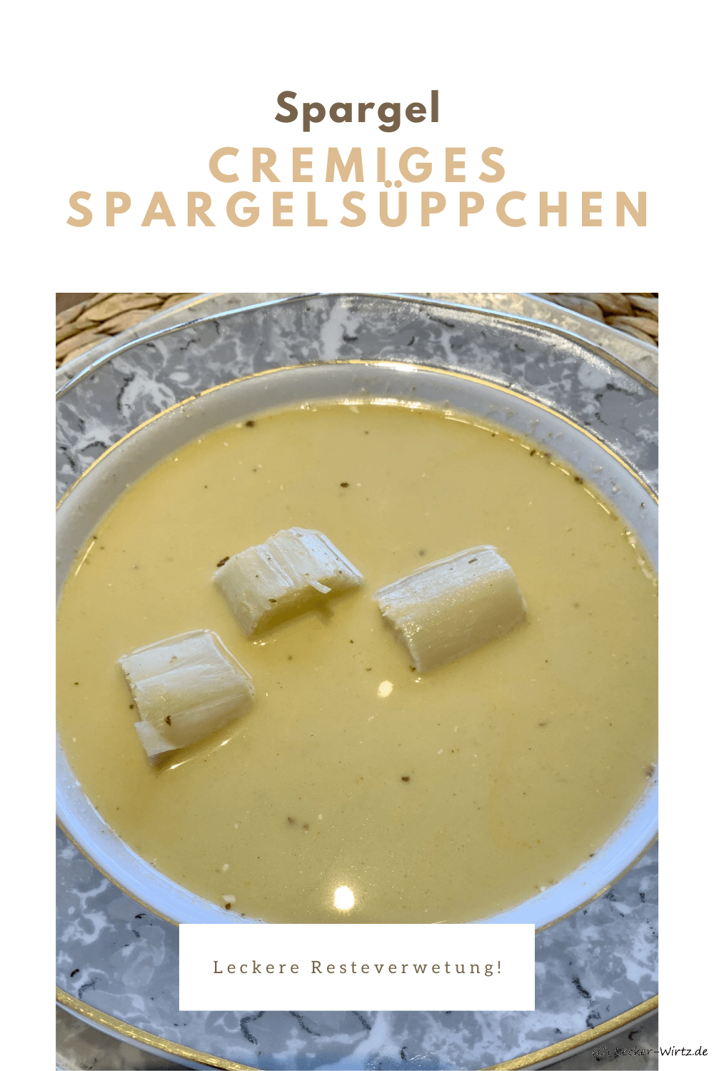Cremiges Spargelsüppchen