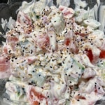 Indischer Tomaten Gurke Salat