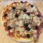 Pizza tonno e gamberetti