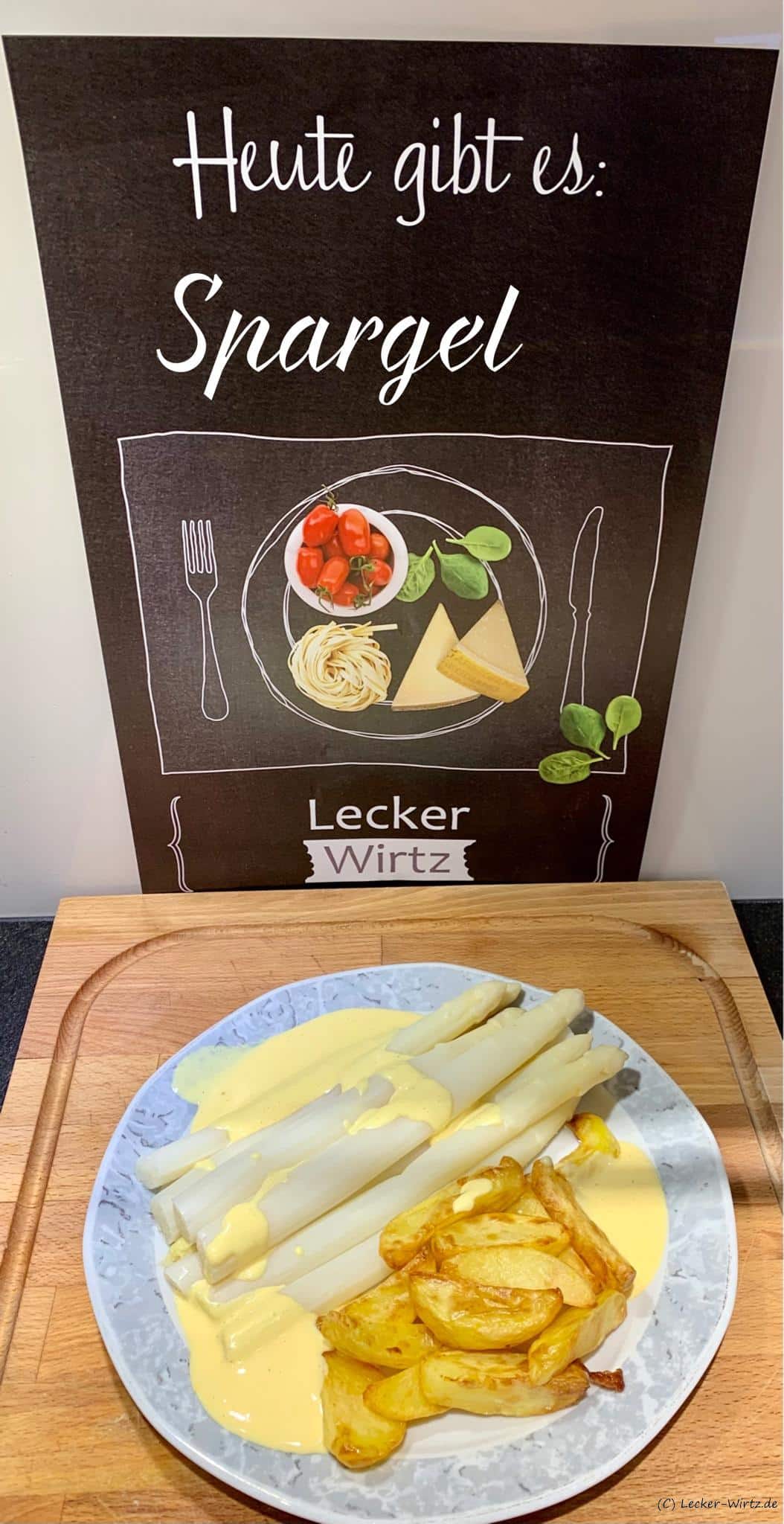 Spargel mit Sauce Hollandaise