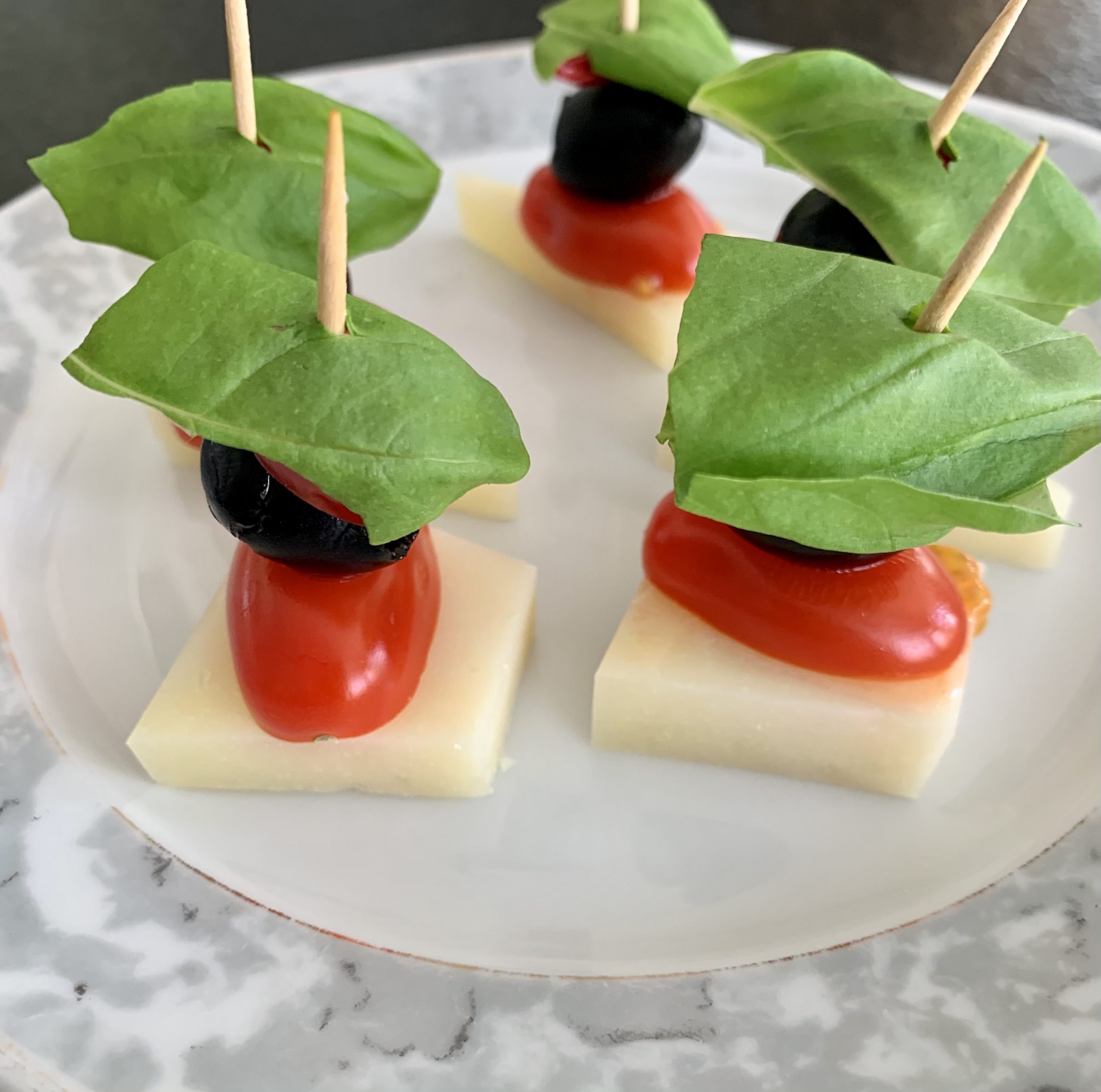 Pecorino-Tomate Häppchen