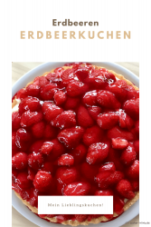 Erdbeerkuchen mit frischen Erdbeeren