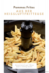 Pommes Frites aus der Heißluftfritteuse