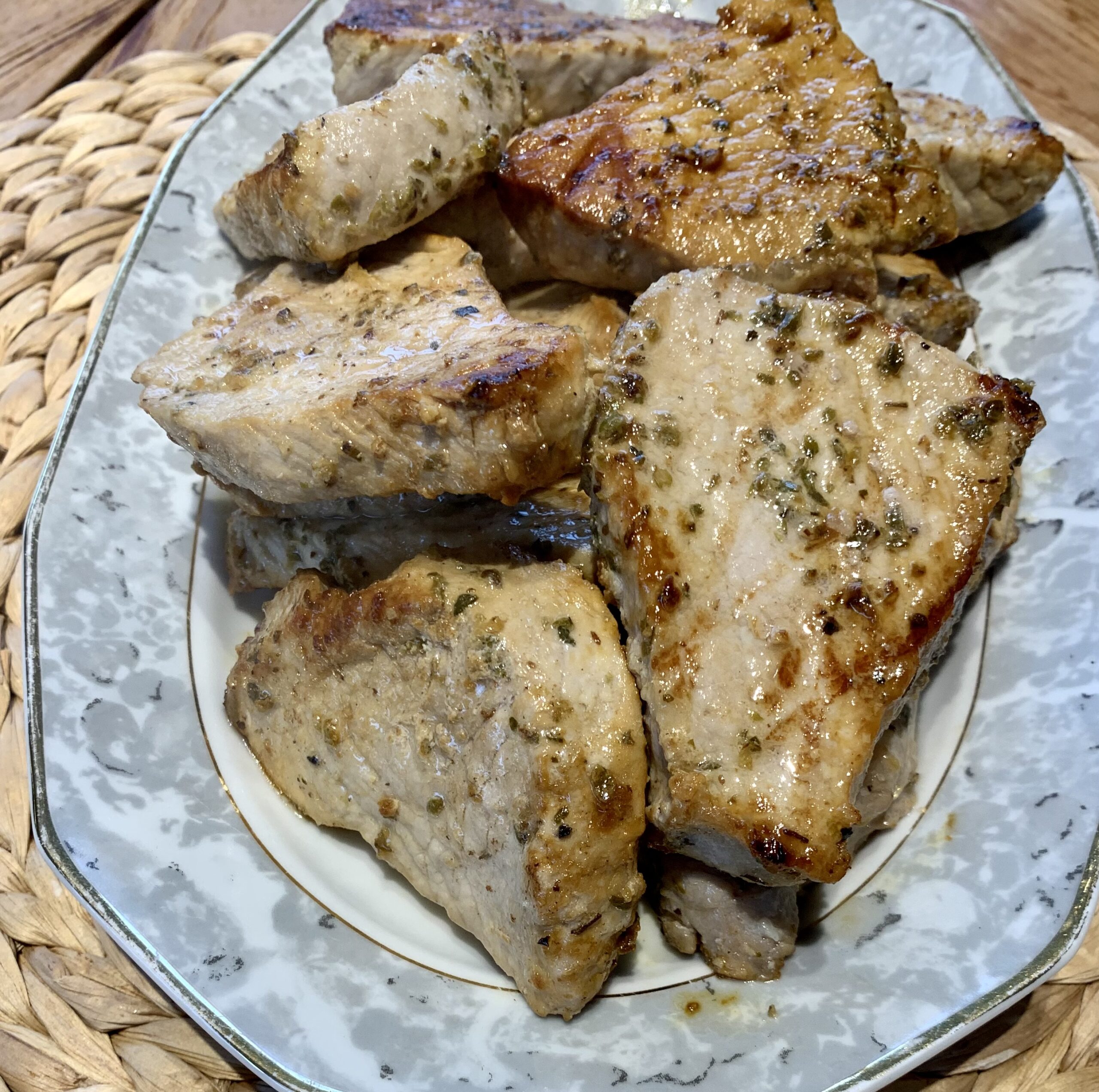 Souvlaki – Kalamaki – Schweinelachs am Spieß