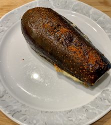 Marinierte Aubergine vom Grill