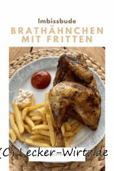 Brathähnchen mit Fritten
