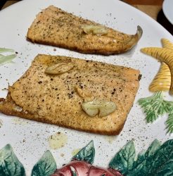 Filet de truite à l’huile – Forellenfilet in Öl geschwenkt