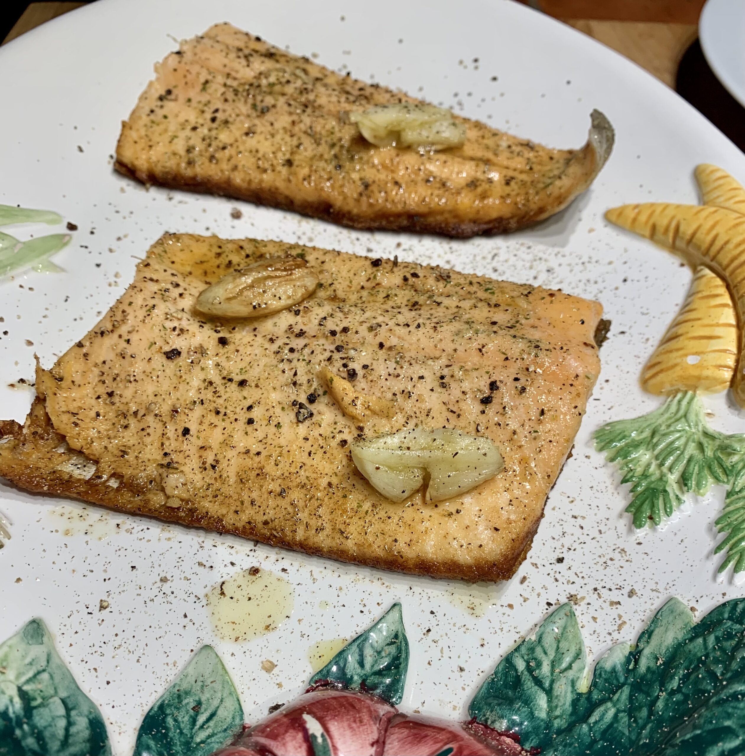 Filet de truite à l’huile – Forellenfilet in Öl geschwenkt