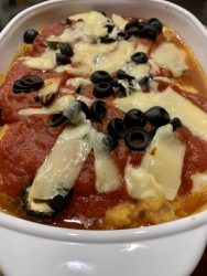 Auberginen-Linsen Auflauf