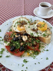 Oeuf frit à l'ardéchoise - Spiegelei Ardéche