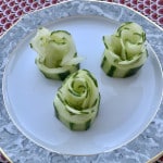 Gurken anrichten