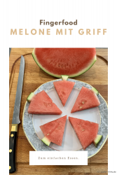 Melone mit Griff zum einfachen Essen