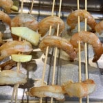 Garnelen Spieße mit Ananas