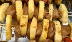 Hühnchen-Ananas-Teriyaki Spieße