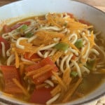 Chinesische Nudeln mit Gemüse