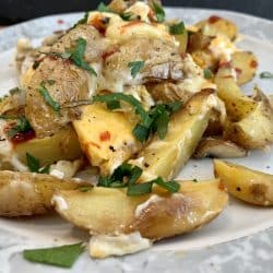 Gruyere Kartoffeln mit Rührei