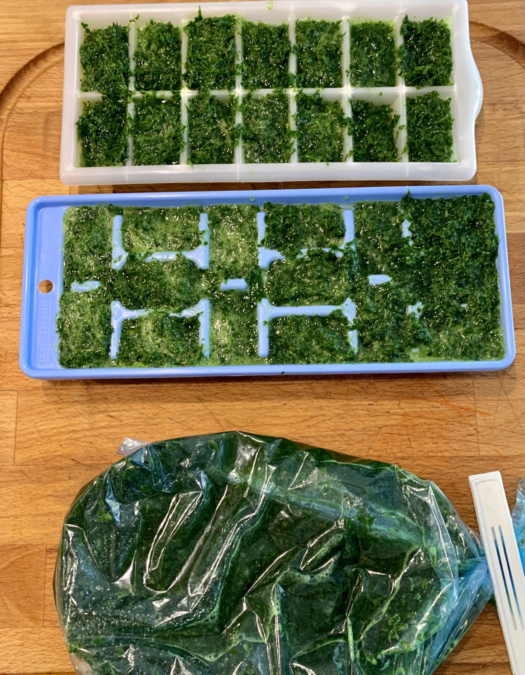 Petersilien Eiswürfel ideal für Suppen