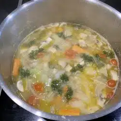 Gemüse-Zwiebelfond vorbereiten
