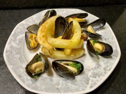 Moules frites als Tapas
