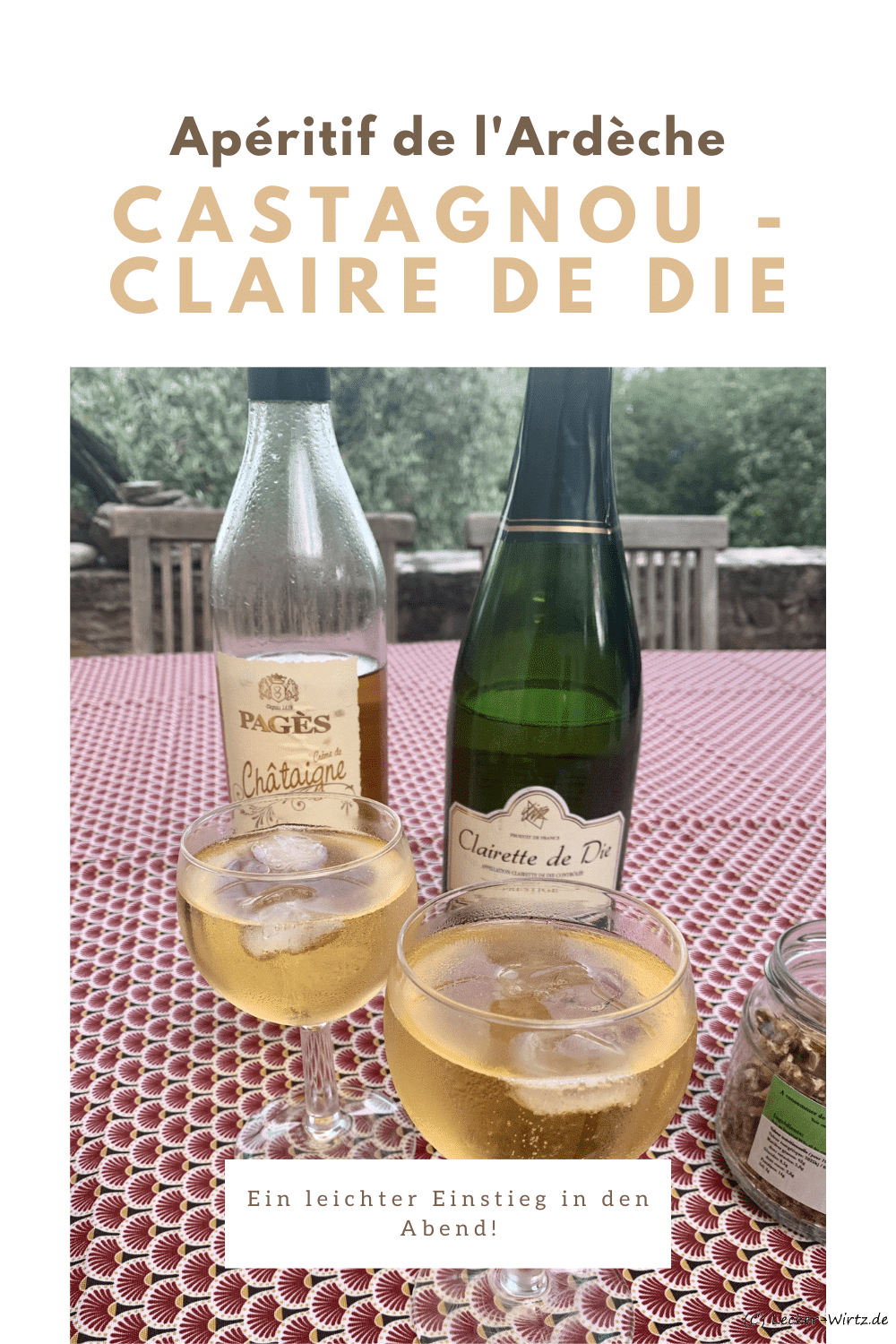 Castagnou - Claire de Die, Crème de Chataigne