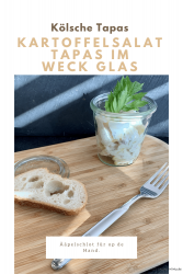 Kartoffelsalat Tapas im Weck Glas