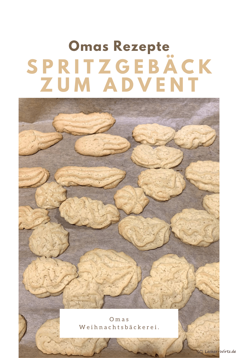 Spritzgebäck zum Advent