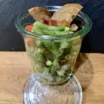 Grüne-Bohnen-Matjes Salat Tapas