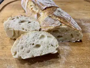 Sauerteigbaguette mit Farin T65 und Lievito madre