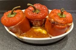 Gemistés piperiés – Gefüllte Paprika