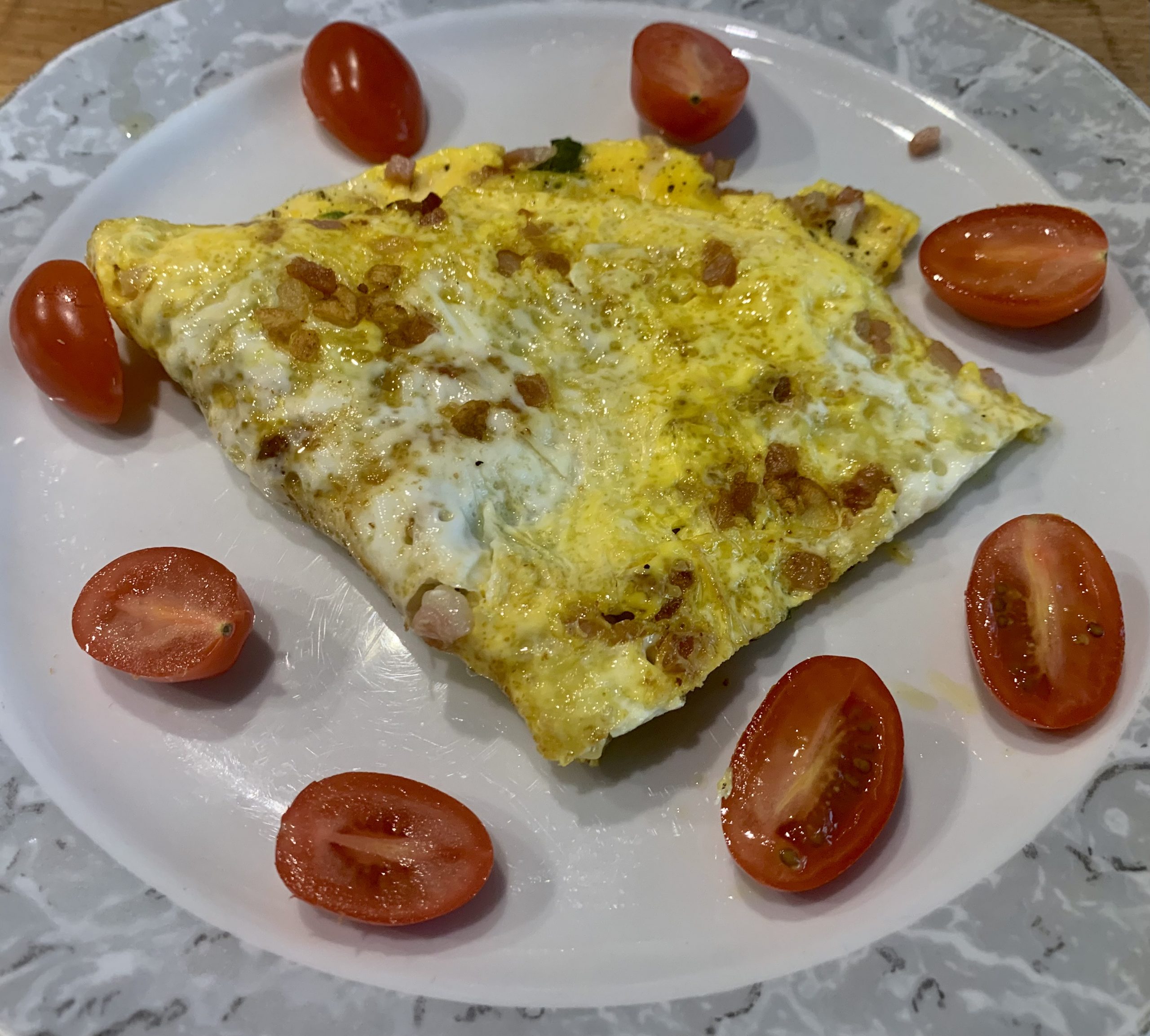 Rührei Carbonara