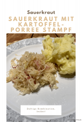 Sauerkraut mit Kartoffel-Porree Stampf