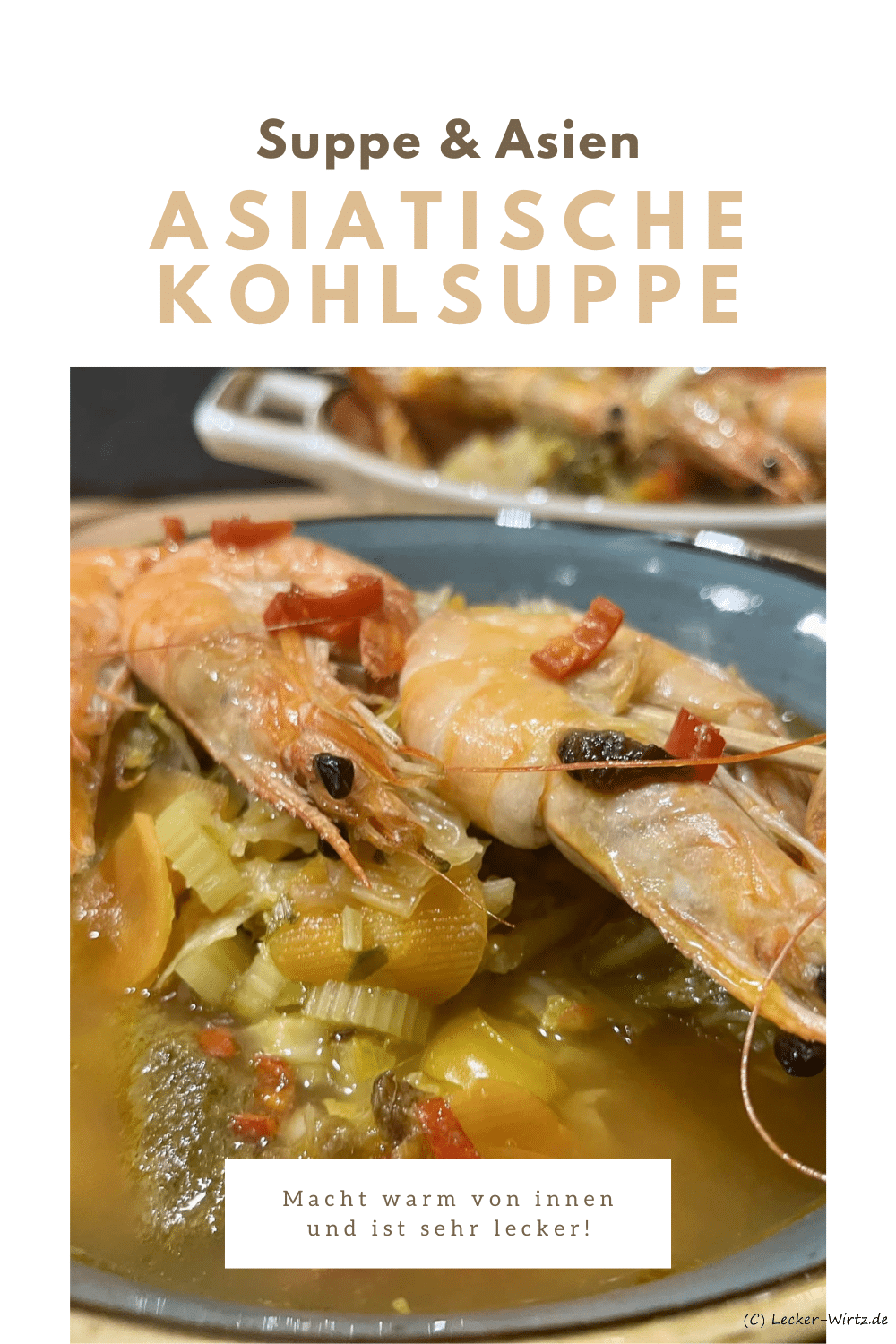Asiatische Kohlsuppe