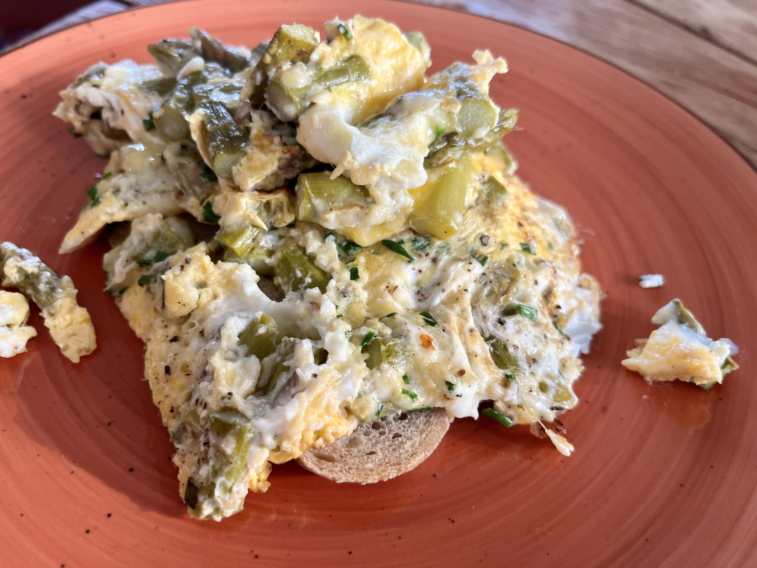 Spargel Rührei