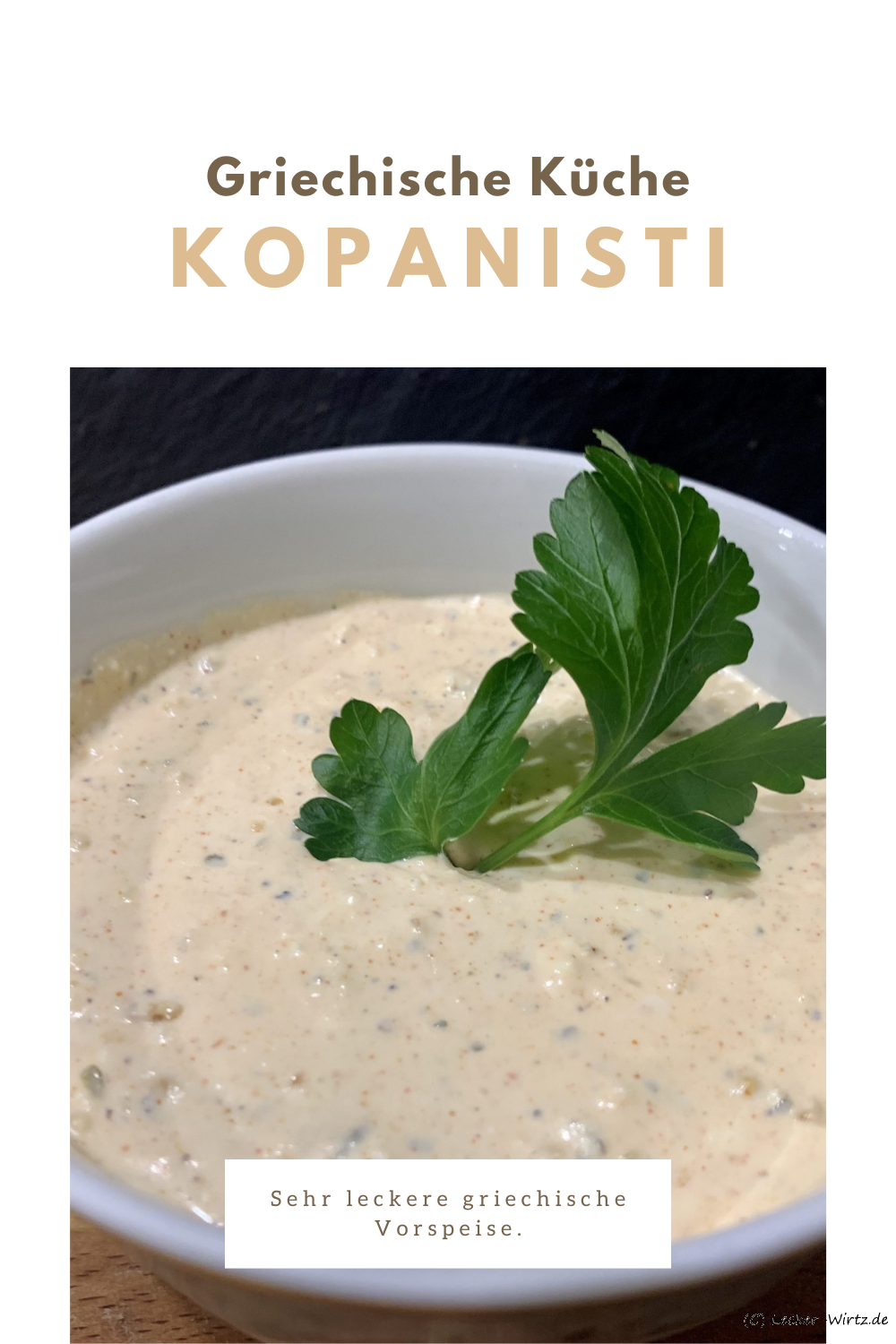 Kopanisti - griechische Vorspeise