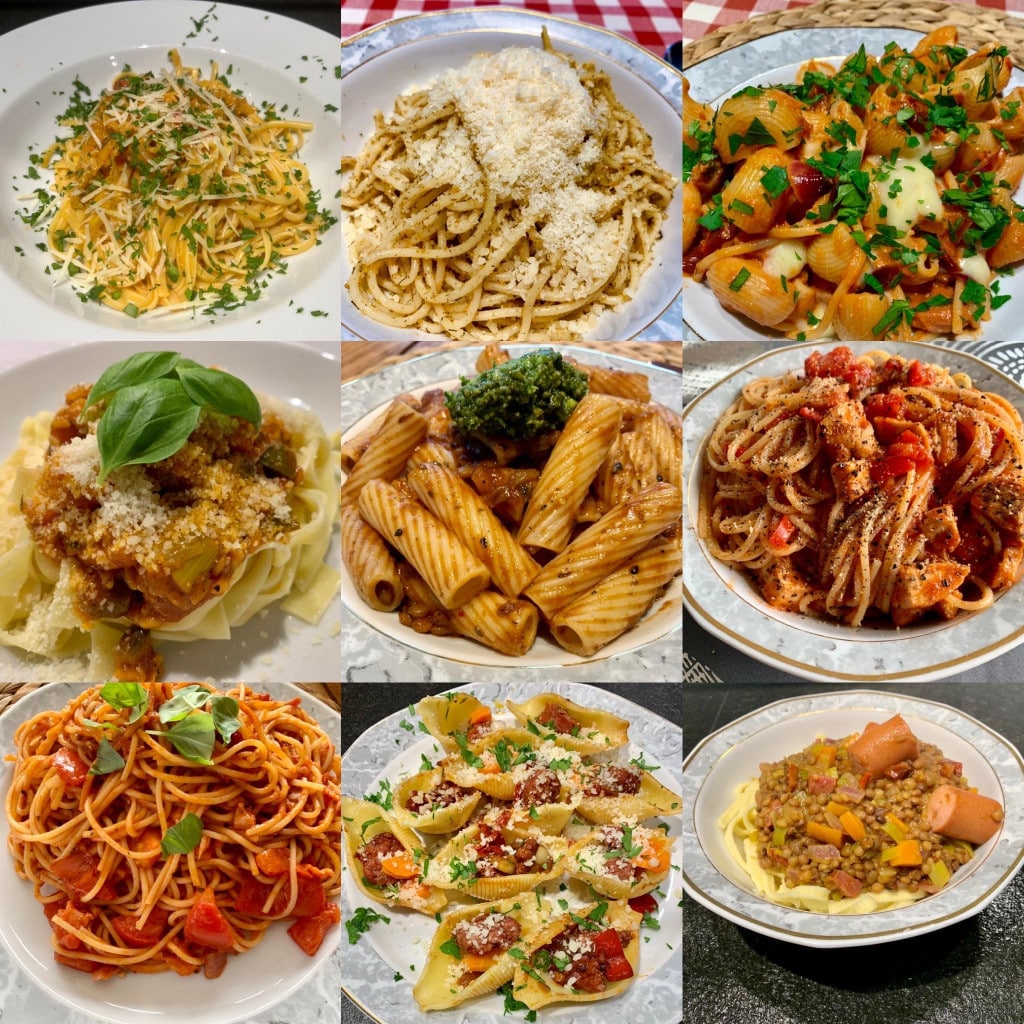 Pastasaucen - eine Übersicht