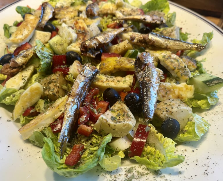 Griechischer Sardinen Salat