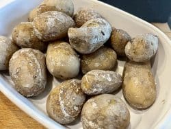 Papas arrugadas – Mallorcan potatoes – potatoes in a salt crust