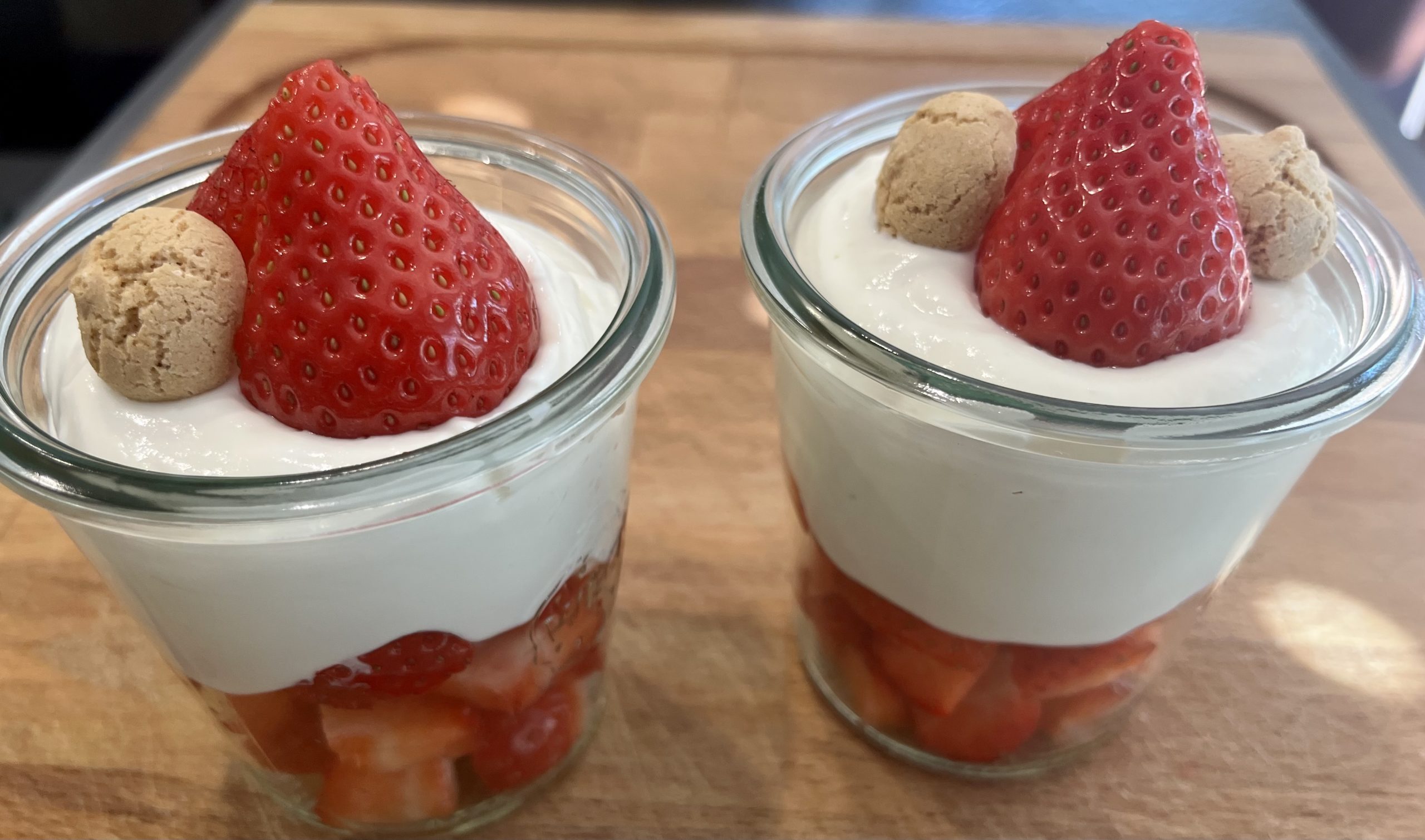 Fruchtiger Erdbeer-Quark