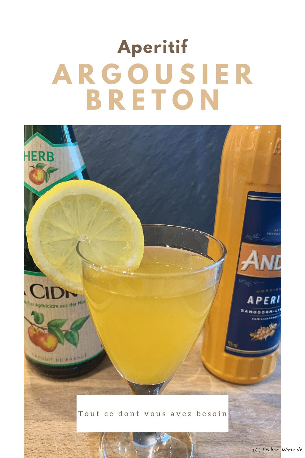Argousier Breton - Sanddorn mit Cidre