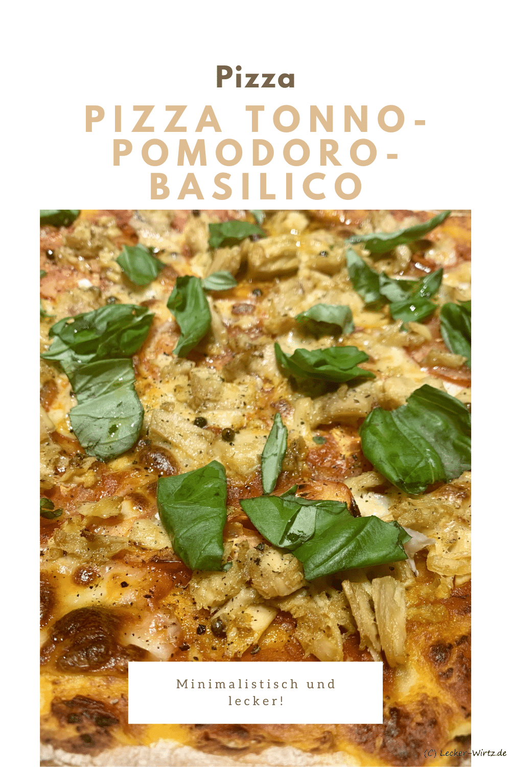Pizza Tonno-Pomodoro-Basilico