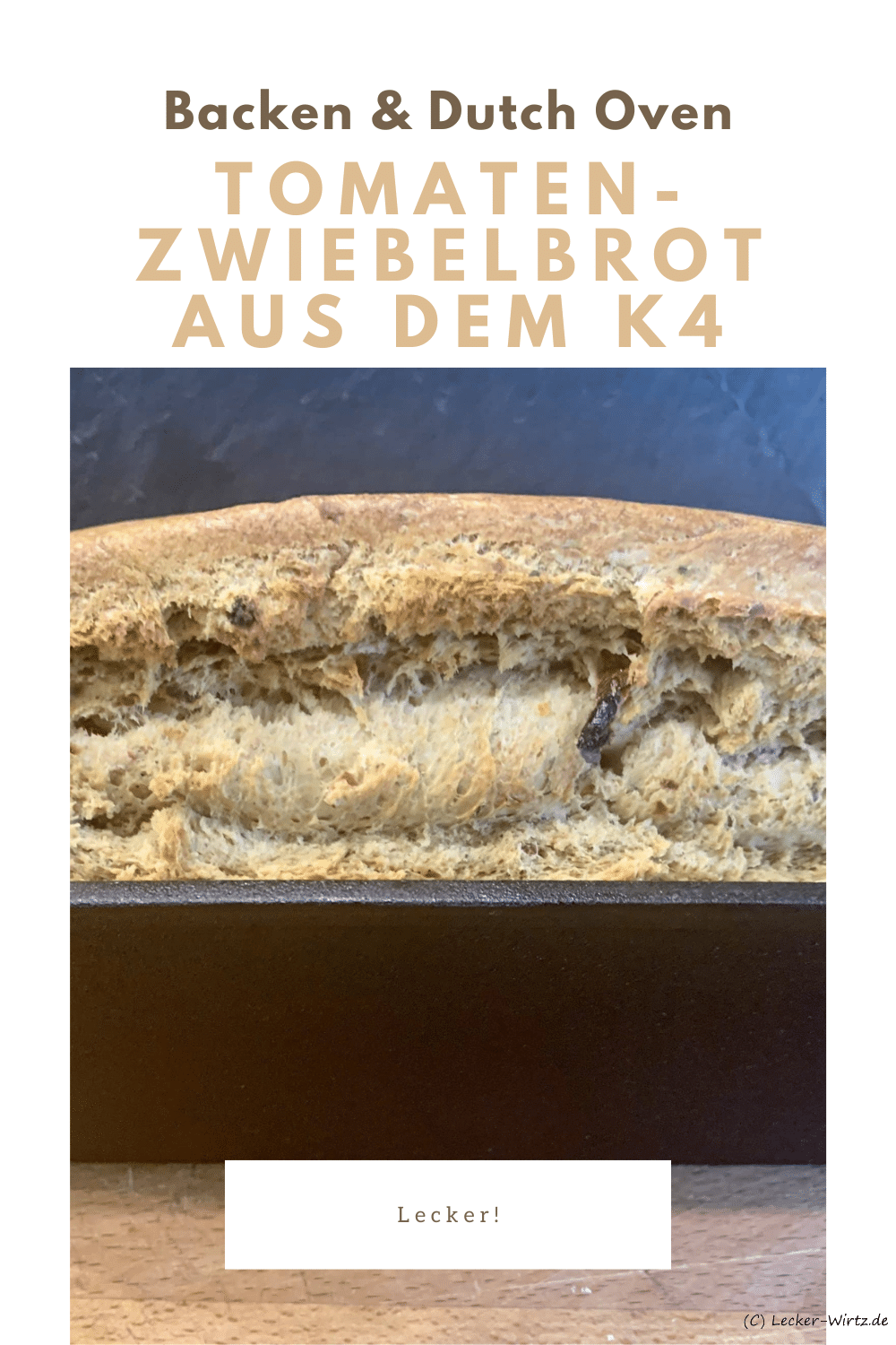 Tomaten-Zwiebelbrot aus dem K4